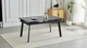 Дизайнерський розкладний обідній стіл Just Relax “Palermo DARK GRAPHITE” min150x90 max210х90 з Керамічною Темно-сірою поверхнею - зображення 4