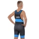 Трико для борьбы детское Ukraine SP-Sport 6605 размер 6XS (133-137см) Black-Blue - изображение 3
