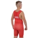 Трико для борьбы детское Ukraine SP-Sport 6606 размер 5XS (138-142см) Red - изображение 3