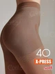 Жіночі колготи Conte Ce X-Press 40 40 ден розмір 2 колір Бронзовий - изображение 2