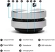 Вібраційна Bluetooth міні колонка 3W / BT 5.3 / TWS Black - зображення 12