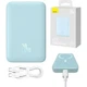 Портативная батарея Powerbank Baseus Magnetic Mini Wireless Quick Charging 10000mAh 20W PPCX110103 Blue - изображение 8