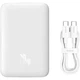 Портативна батарея Powerbank Baseus Magnetic Mini Wireless Fast Charge 20000 mAh 20W PPCX150002 White - зображення 7