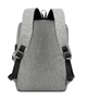 Міський рюкзак 3в1 Backpack 9018 — універсальний дорожній набір, сірий колір - изображение 2