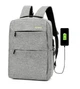 Міський рюкзак 3в1 Backpack 9018 — універсальний дорожній набір, сірий колір - изображение 6