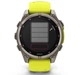 Смарт-часы Garmin Fenix 8 47 mm Solar Sapphire, Titanium with Amp yellow/graphite silicone band (010-02906-21) - изображение 3