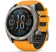 Смарт-часы Garmin Fenix 8 51 mm AMOLED Sapphire, Titanium with Spark orange/graphite silicone band (010-02905-11) - изображение 1