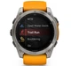 Смарт-часы Garmin Fenix 8 51 mm AMOLED Sapphire, Titanium with Spark orange/graphite silicone band (010-02905-11) - изображение 3
