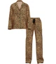 Пижама фланелевая Victoria's Secret Flannel Long Pajama Set (сорочка+штани) S Леопард - изображение 3