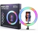 Кольцевая LED лампа RGB MJ26 (1 крепление) (управление на проводе) - изображение 6