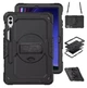 Чехол Carbon Armor Cover Tablet на Samsung Galaxy Tab S10 Ultra (14.6") / защитный чехол для планшета с ремешком в комплекте / (черный) - изображение 2