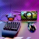Конвертер GamWing Shadow Hunter Pro 1000 Гц проводной для игр с клавиатурой мышью на телефоне планшете Android - изображение 9