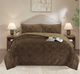 Покривало Soho Velvet Vip Romb Latte двоспальне 220x240 см поліестер (A120124) - зображення 1