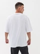 Футболка хлопковая длинная мужская Ray Oversize Unisex U0104M 2XL/3XL White (RAY2000000022536) - изображение 2