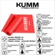 Резинка-лента 12кг 1800х150х0,55 мм Kumm Красный - изображение 2