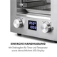 Высокотемпературный гриль Klarstein Hannibal 2200 Вт (10034803) - изображение 5
