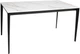 Обеденный стол HESTIA B3917A 140x80x74 см Золотой с белым + песчано-черный, матовое покрытие (АР000107615) - изображение 1