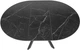 Обеденный стол HESTIA B4E001B 120(160)x120x75 см Черный + песочно-черный, матовое покрытие (АР000107618) - изображение 5