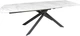 Обеденный стол HESTIA B5609A 160(240)x90x77 см Золотой с белым + песчано-черный, матовое покрытие (АР000107624) - изображение 8