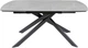 Обеденный стол HESTIA B5609B 160(240)x90x77 см Серый Эрмес + черный песок, матовое покрытие (АР000107625) - изображение 2