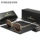 Жіночі поляризаційні сонцезахисні окуляри KINGSEVEN 7116 Gold Brown - зображення 1