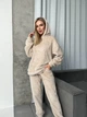 Жіночий костюм для дому із махри (світшот+штани) Uaclothes 46-48 Бежевий (like29908-101161350) - изображение 2