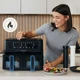 Аэрофритюрница двухкамерная Zeegma Dual 9л Black - изображение 2