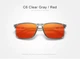 Мужские поляризационные солнцезащитные очки KINGSEVEN 7365 Clear Gray Red - изображение 2