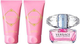 Zestaw damski Versace Bright Crystal Woda Toaletowa 50 ml + Żel pod prysznic 50 ml + Balsam do ciała 50 ml (8011003869985) - obraz 3