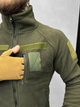 Тактична флісова кофта з кріпленням для шевронів Fleece Jacket Polartec Olive XL - зображення 4