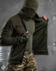 Тактическая кофта флисовая с креплением для шевронов Polartec Tactical Fleece Olive XXL - изображение 4