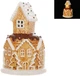 Светодиодная елочная игрушка Gingerbread House 17cm коричневый - изображение 2