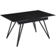 Дизайнерський розкладний обідній стіл Just Relax “Naples DARK GRAPHITE” min140x80 max180х80 з Керамічною Темно-сірою поверхнею - зображення 1