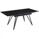 Дизайнерський розкладний обідній стіл Just Relax “Naples DARK GRAPHITE” min140x80 max180х80 з Керамічною Темно-сірою поверхнею - зображення 2
