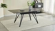 Дизайнерський розкладний обідній стіл Just Relax “Naples DARK GRAPHITE” min140x80 max180х80 з Керамічною Темно-сірою поверхнею - зображення 3