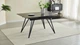 Дизайнерський розкладний обідній стіл Just Relax “Naples DARK GRAPHITE” min140x80 max180х80 з Керамічною Темно-сірою поверхнею - зображення 4