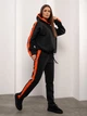 Спортивный костюм на флисе женский ISSA PLUS 14934 3XL Черный (issa2007682658565) - изображение 3