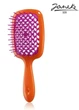 Щетка для волос Janeke Superbrush The Original, цвет оранжевый-фиолетовый - изображение 2