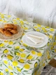 Скатерть водоотталкивающая Delux Textil Лимоны и ваниль 140 х 110 см (366568) - изображение 4