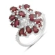 Срібна каблучка з натуральним рубіном 4.609ct, вага виробу 4,81 гр (2159544) - зображення 1