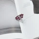 Срібна каблучка з натуральним рубіном 4.609ct, вага виробу 4,81 гр (2159544) - зображення 3