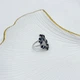 Срібна каблучка з натуральним сапфіром 3.66ct, вага виробу 4,47 гр (2170327) - зображення 8