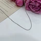 Серебряная цепочка с без камней, вес изделия 2,82 гр (2173168) - изображение 3