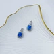 Серебряные серьги с опалом 3.92ct (2172772) - изображение 6