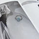 Срібна каблучка з натуральним топазом 3.182ct, вага виробу 2,87 гр (2171638) - зображення 2