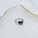 Серебряное кольцо с натуральным сапфиром 1.548ct, вес изделия 2,75 гр (2172673) - изображение 8