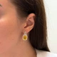 Серебряные серьги с цитрином nano 6.362ct (2170488) - изображение 7