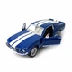 Дитяча металева ретро машинка Ford Mustang Shelby GT500 1967 іграшкова колекційна масштабна залізна авто модель іграшка для дітей Форд Мустанг Шелбі відкриваються двері синій 12.5 см (KT5372W+BL) - зображення 4