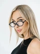 Солнцезащитные очки No Brand округлые Oculos с защитой от ультрафиолета черные - изображение 5