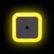 Неоновий светильник ночник Квадратный с датчиком света LED DL в розетку желтый 7G-7427о - изображение 7